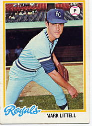 1978 Topps Baseball Cards      331     Mark Littell